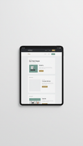 Design web interactif sur tablette